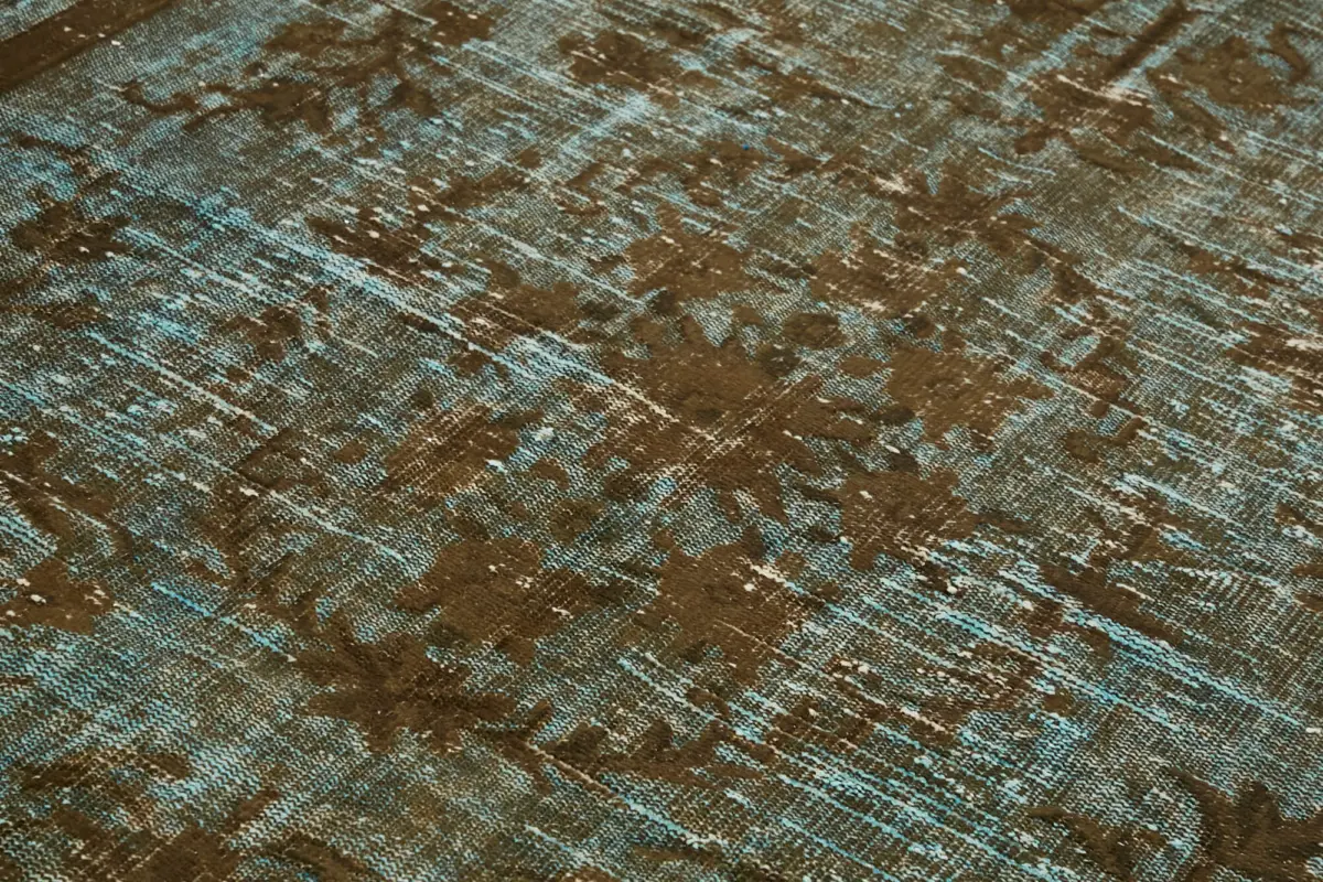 Oyma Kahverengi Pamuk Üzerine Yün El Dokuma Kilim-204x334 - Görsel 5