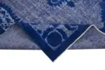 Oyma Mavi Pamuk Üzerine Yün El Dokuma Kilim-208x315 - Görsel 6