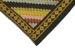 Moldovian Klasik Göbekli Multi Pamuk Üzerine Yün El Dokuma Kilim-145x244 - Görsel 4