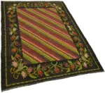 Moldovian Klasik Göbekli Multi Pamuk Üzerine Yün El Dokuma Kilim-150x206 - Görsel 2