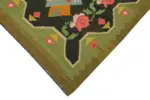 Moldovian Klasik Göbekli Multi Pamuk Üzerine Yün El Dokuma Kilim-190x304 - Görsel 4