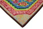 Moldovian Klasik Göbekli Multi Pamuk Üzerine Yün El Dokuma Kilim-216x273 - Görsel 4
