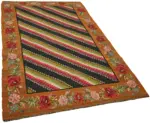 Moldovian Klasik Göbekli Multi Pamuk Üzerine Yün El Dokuma Kilim-166x254 - Görsel 2