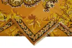 Moldovian Klasik Göbekli Sarı Pamuk Üzerine Yün El Dokuma Kilim-189x285 - Görsel 6