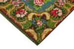 Moldovian Klasik Göbekli Multi Pamuk Üzerine Yün El Dokuma Kilim-165x313 - Görsel 4
