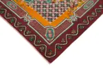 Moldovian Klasik Göbekli Multi Pamuk Üzerine Yün El Dokuma Kilim-200x300 - Görsel 4