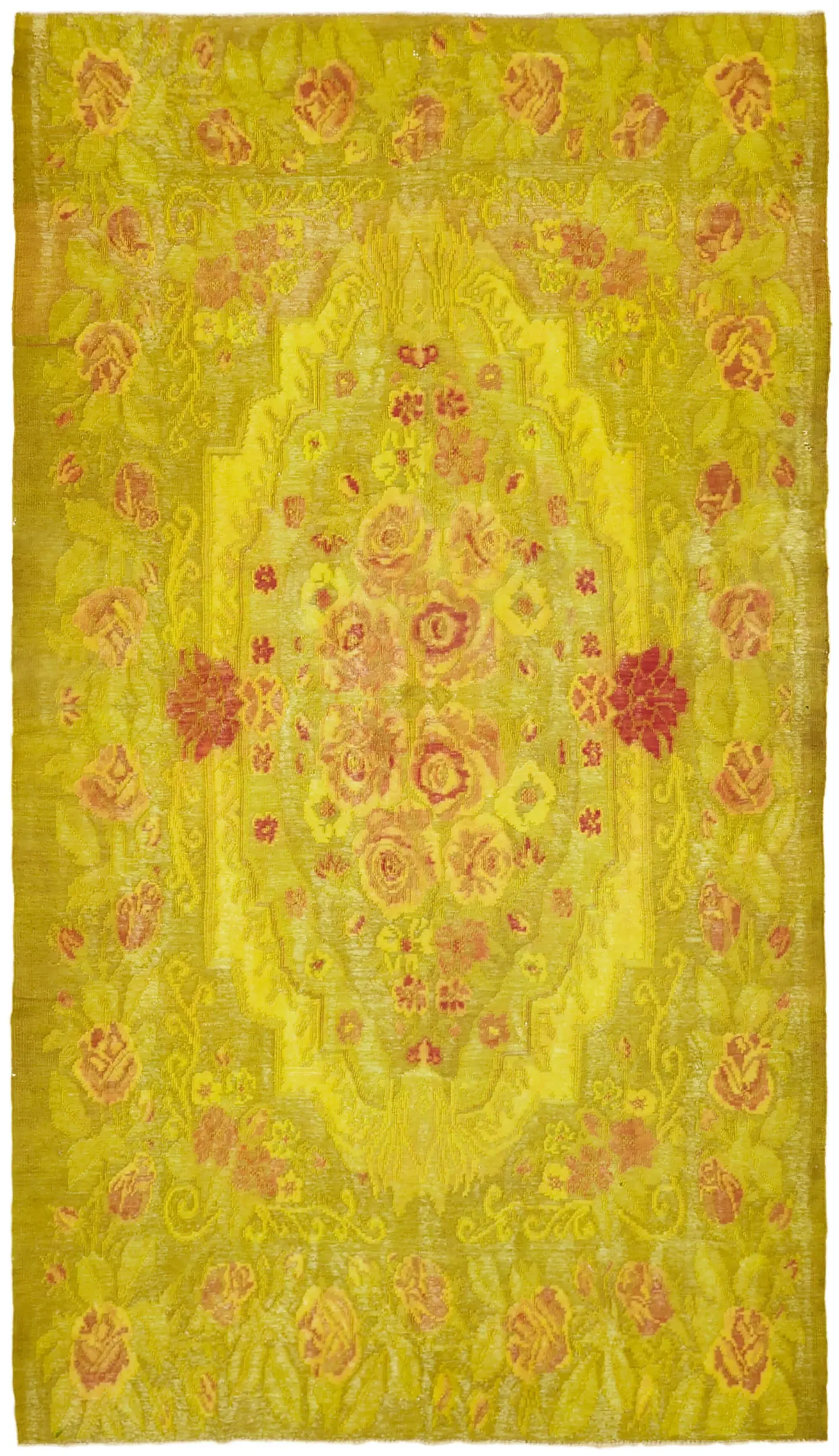 Moldovian Klasik Göbekli Multi Pamuk Üzerine Yün El Dokuma Kilim-206x347 - Görsel 1