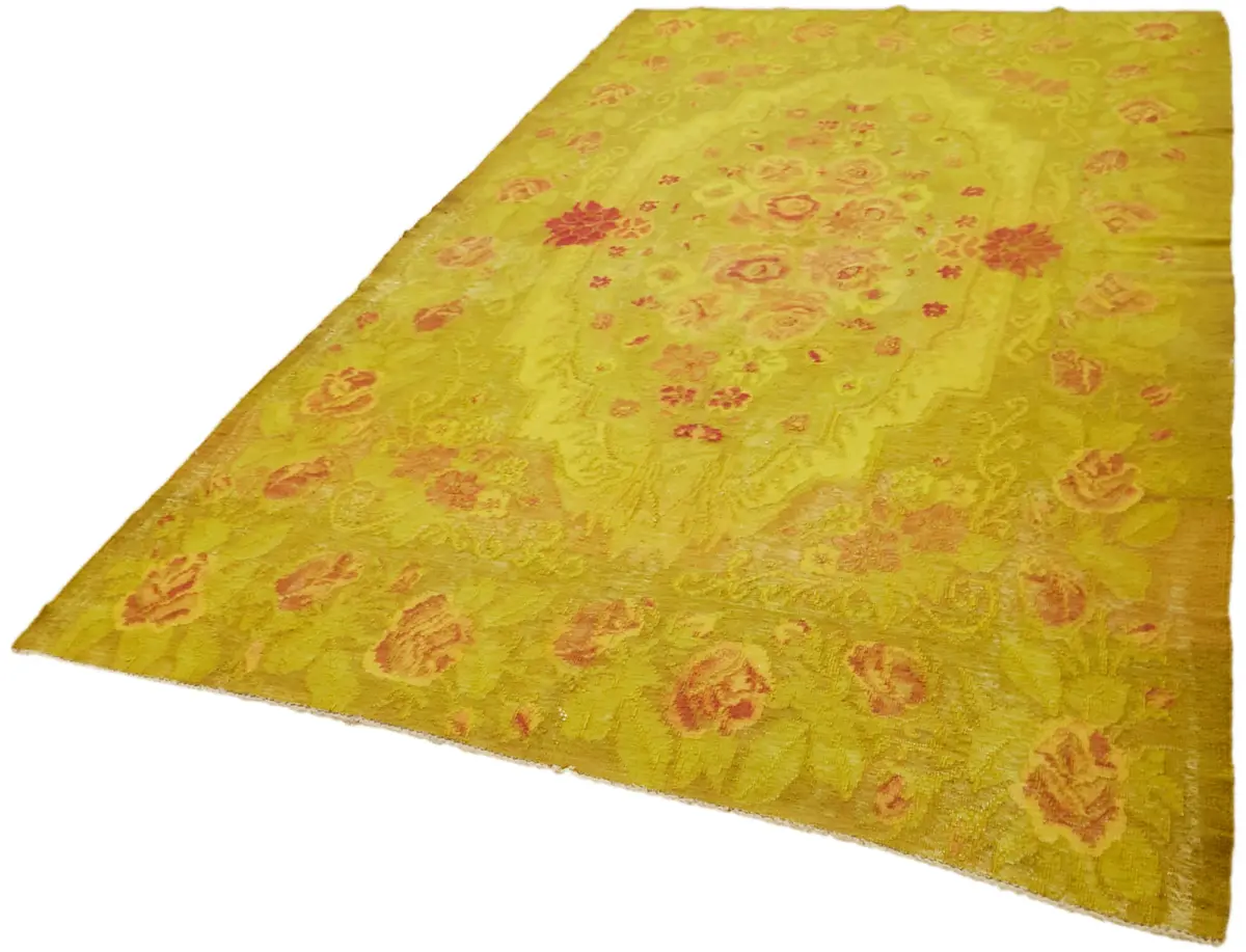 Moldovian Klasik Göbekli Multi Pamuk Üzerine Yün El Dokuma Kilim-206x347 - Görsel 3