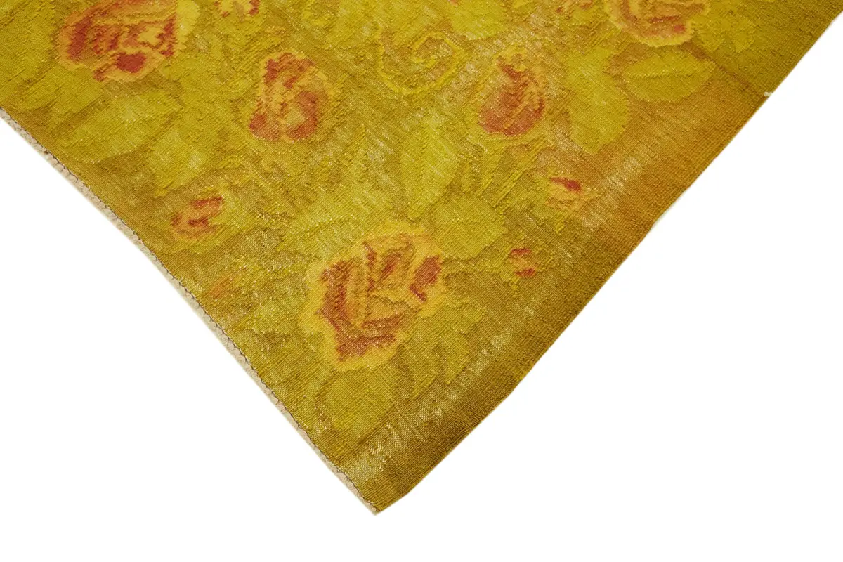 Moldovian Klasik Göbekli Multi Pamuk Üzerine Yün El Dokuma Kilim-206x347 - Görsel 4