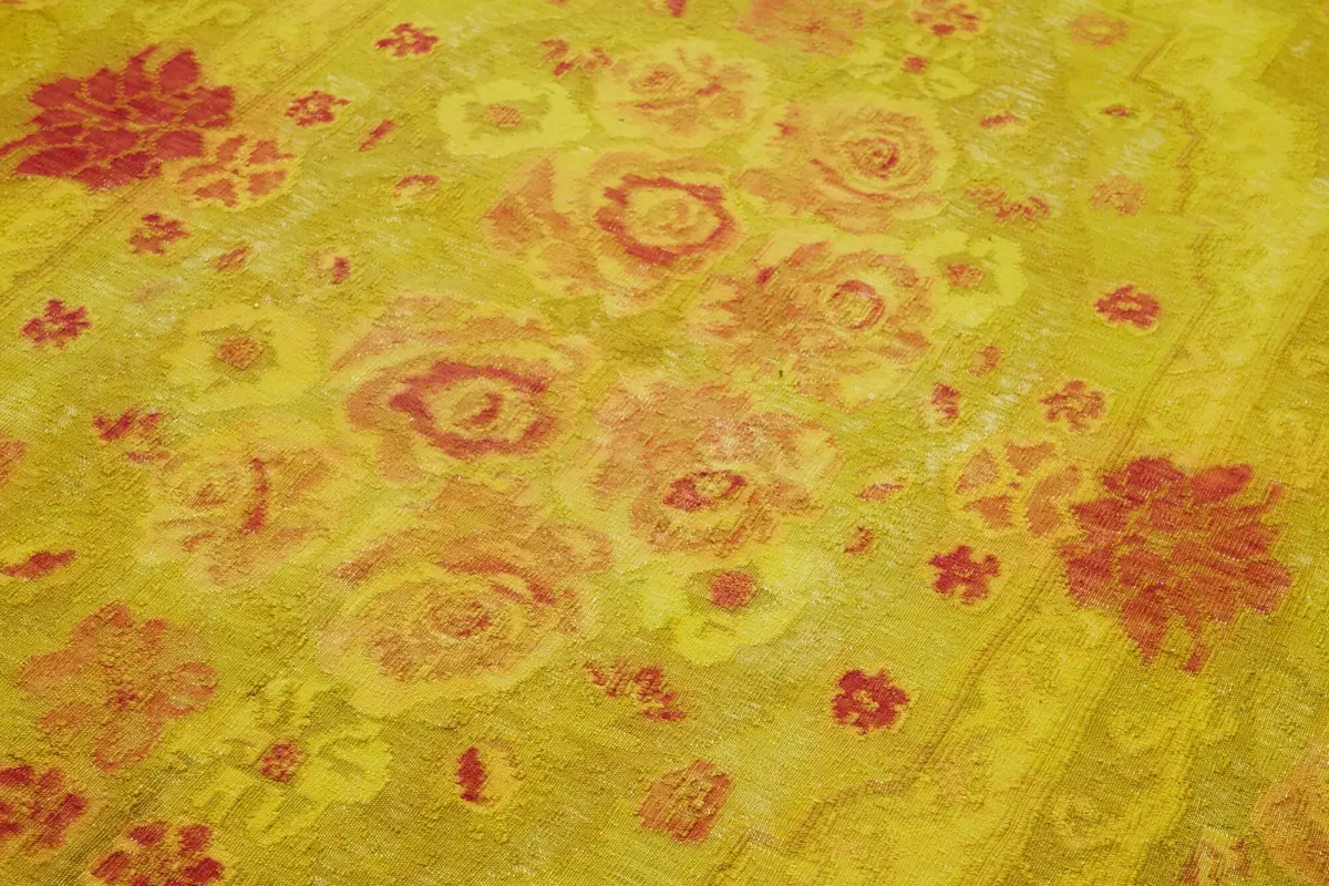 Moldovian Klasik Göbekli Multi Pamuk Üzerine Yün El Dokuma Kilim-206x347 - Görsel 5