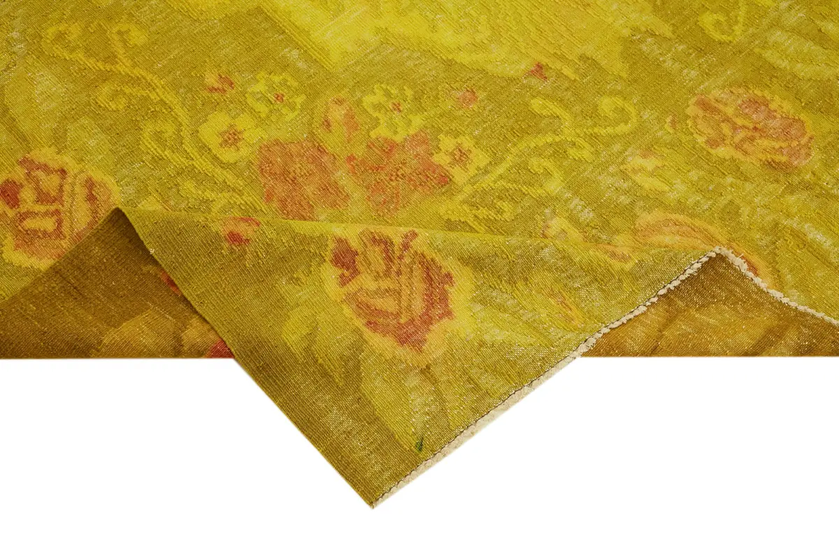 Moldovian Klasik Göbekli Multi Pamuk Üzerine Yün El Dokuma Kilim-206x347 - Görsel 6