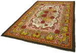 Moldovian Klasik Göbekli Multi Pamuk Üzerine Yün El Dokuma Kilim-225x320 - Görsel 3