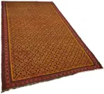 Moldovian Klasik Göbekli Multi Pamuk Üzerine Yün El Dokuma Kilim-178x307 - Görsel 2