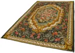 Moldovian Klasik Göbekli Multi Pamuk Üzerine Yün El Dokuma Kilim-202x303 - Görsel 3