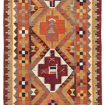 Herki Eskitme Multi Pamuk Üzerine Yün El Dokuma Kilim-090x290