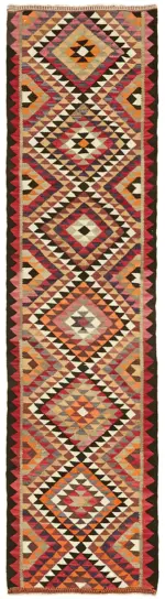 Herki Eskitme Multi Pamuk Üzerine Yün El Dokuma Kilim-090x332