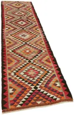 Herki Eskitme Multi Pamuk Üzerine Yün El Dokuma Kilim-090x332 - Görsel 2