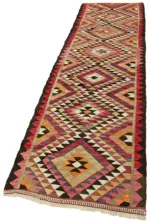 Herki Eskitme Multi Pamuk Üzerine Yün El Dokuma Kilim-090x332 - Görsel 3