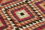 Herki Eskitme Multi Pamuk Üzerine Yün El Dokuma Kilim-090x332 - Görsel 5