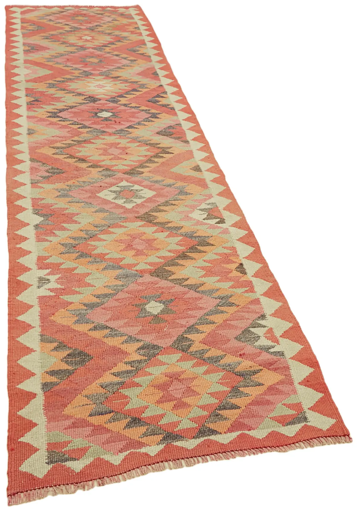 Herki Eskitme Multi Pamuk Üzerine Yün El Dokuma Kilim-096x315 - Görsel 2