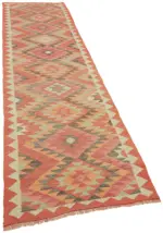 Herki Eskitme Multi Pamuk Üzerine Yün El Dokuma Kilim-096x315 - Görsel 2