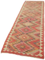 Herki Eskitme Multi Pamuk Üzerine Yün El Dokuma Kilim-096x315 - Görsel 3