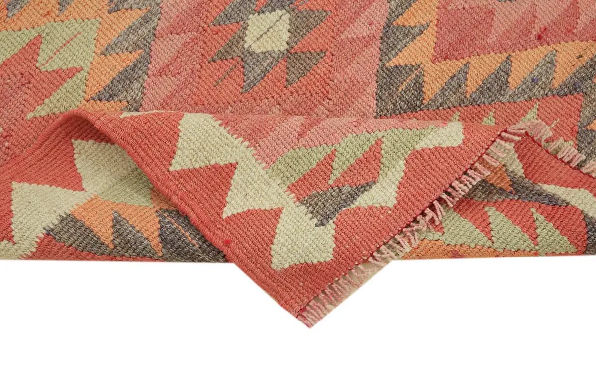 Herki Eskitme Multi Pamuk Üzerine Yün El Dokuma Kilim-096x315 - Görsel 6
