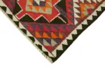 Herki Eskitme Multi Pamuk Üzerine Yün El Dokuma Kilim-092x342 - Görsel 4
