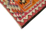 Herki Eskitme Multi Pamuk Üzerine Yün El Dokuma Kilim-093x340 - Görsel 4