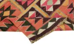 Herki Eskitme Multi Pamuk Üzerine Yün El Dokuma Kilim-092x335 - Görsel 6