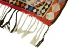 Herki Eskitme Multi Pamuk Üzerine Yün El Dokuma Kilim-091x285 - Görsel 4