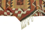 Herki Eskitme Multi Pamuk Üzerine Yün El Dokuma Kilim-086x340 - Görsel 6