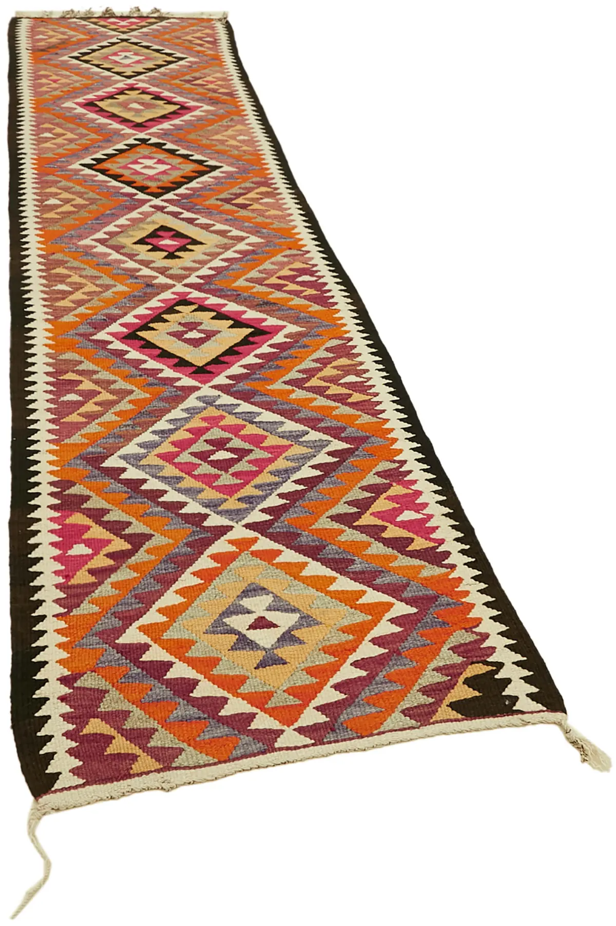 Herki Eskitme Multi Pamuk Üzerine Yün El Dokuma Kilim-094x361 - Görsel 2