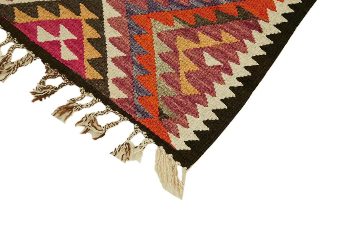 Herki Eskitme Multi Pamuk Üzerine Yün El Dokuma Kilim-094x361 - Görsel 4