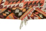 Herki Eskitme Multi Pamuk Üzerine Yün El Dokuma Kilim-101x321 - Görsel 6