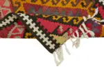 Herki Eskitme Multi Pamuk Üzerine Yün El Dokuma Kilim-084x368 - Görsel 6