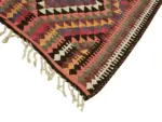 Herki Eskitme Multi Pamuk Üzerine Yün El Dokuma Kilim-092x316 - Görsel 4