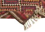 Herki Eskitme Multi Pamuk Üzerine Yün El Dokuma Kilim-092x316 - Görsel 6