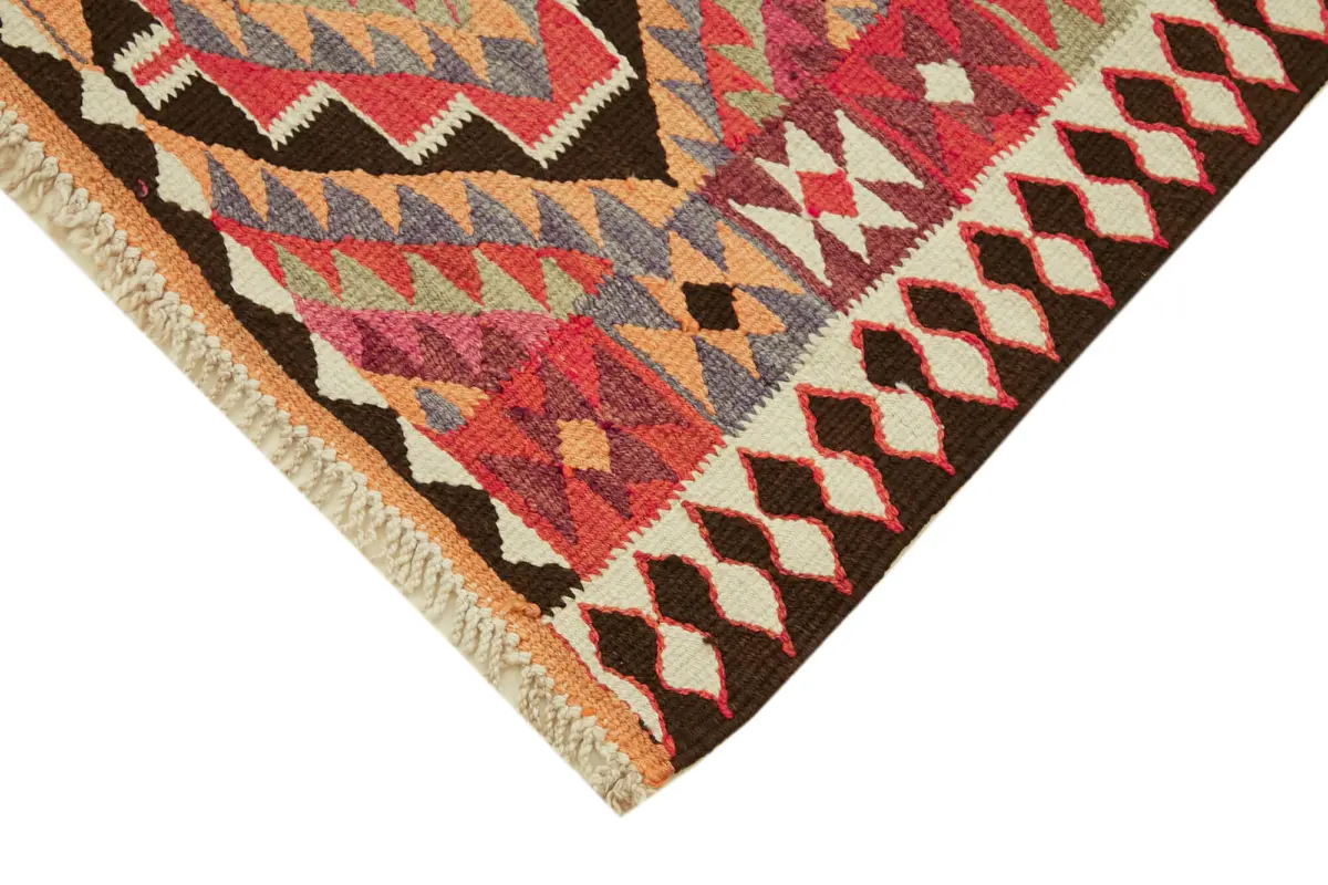 Herki Eskitme Multi Pamuk Üzerine Yün El Dokuma Kilim-090x347 - Görsel 4