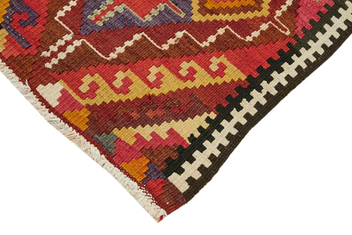 Herki Eskitme Multi Pamuk Üzerine Yün El Dokuma Kilim-090x383 - Görsel 4