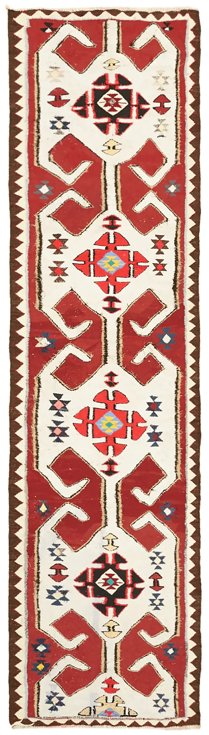 Herki Eskitme Multi Pamuk Üzerine Yün El Dokuma Kilim-096x332 - Görsel 1