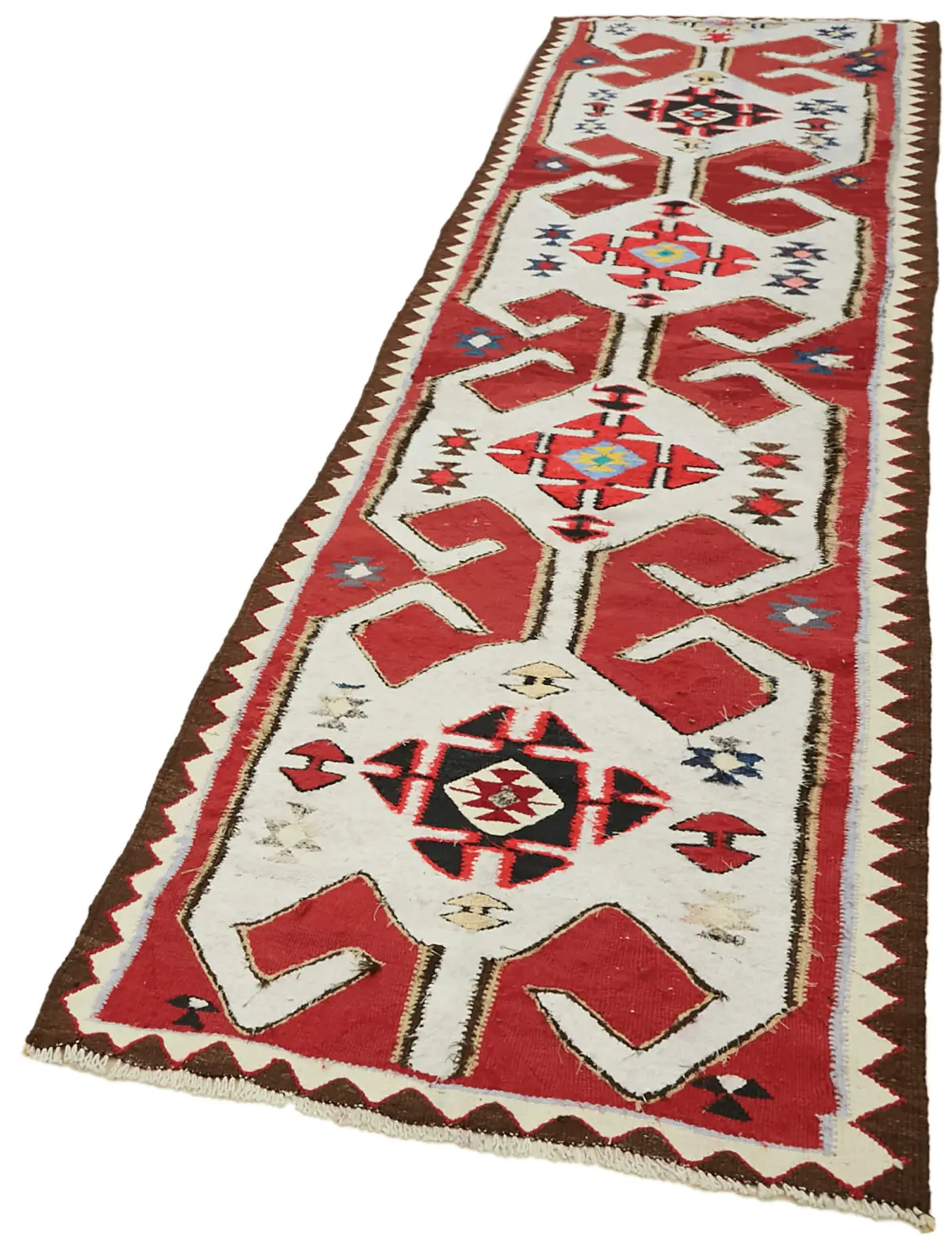 Herki Eskitme Multi Pamuk Üzerine Yün El Dokuma Kilim-096x332 - Görsel 3