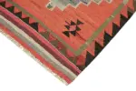 Herki Eskitme Multi Pamuk Üzerine Yün El Dokuma Kilim-098x313 - Görsel 4