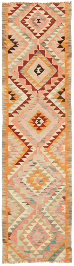 Herki Eskitme Multi Pamuk Üzerine Yün El Dokuma Kilim-090x322