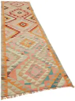 Herki Eskitme Multi Pamuk Üzerine Yün El Dokuma Kilim-090x322 - Görsel 2