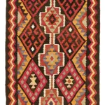 Herki Eskitme Multi Pamuk Üzerine Yün El Dokuma Kilim-080x350