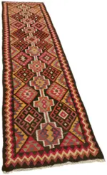 Herki Eskitme Multi Pamuk Üzerine Yün El Dokuma Kilim-080x350 - Görsel 2