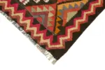 Herki Eskitme Multi Pamuk Üzerine Yün El Dokuma Kilim-080x350 - Görsel 4
