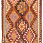 Herki Eskitme Multi Pamuk Üzerine Yün El Dokuma Kilim-090x328