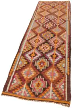 Herki Eskitme Multi Pamuk Üzerine Yün El Dokuma Kilim-090x328 - Görsel 3